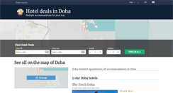 Desktop Screenshot of dohacityhotels.com